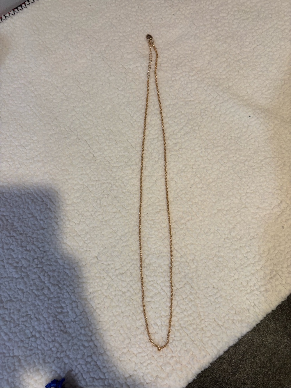 Betsey Johnson Gold-Tone Rope Chain Necklace